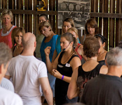 Shauna Dark Conducting a workshop